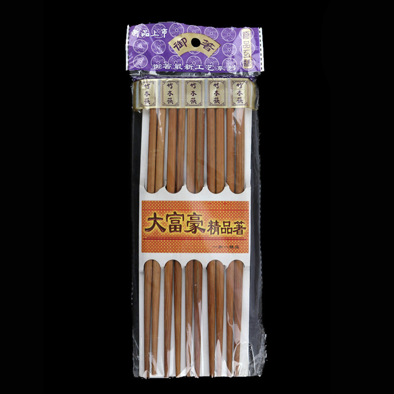 Environmental protection chopsticks carbide rich high-end home bamboo chopsticks, bamboo chopsticks