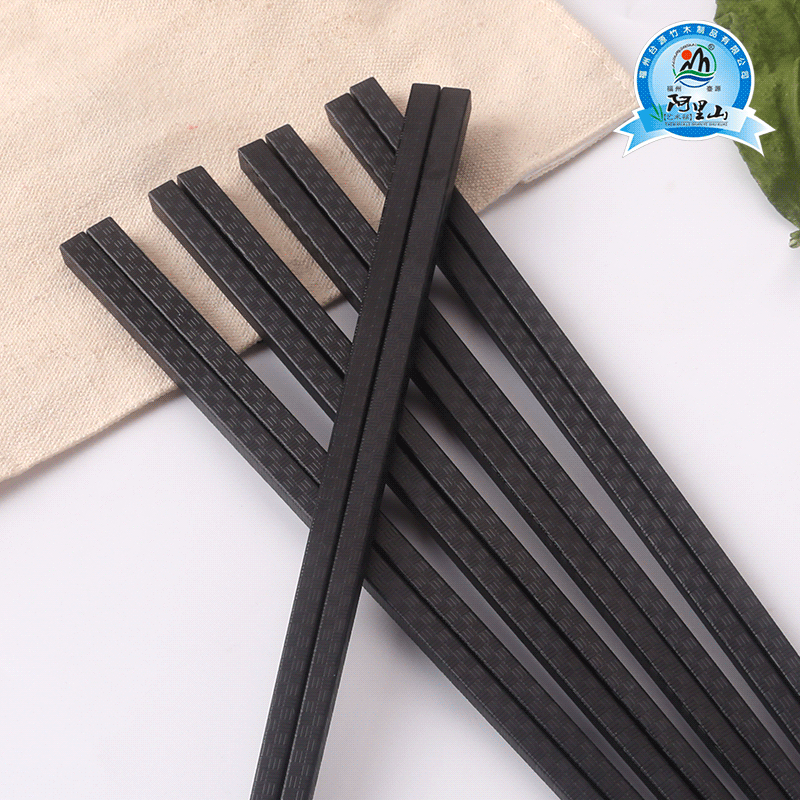 Taiyuan Hotel Household Light Plate Alloy Chopsticks Public Chopsticks Customized Tableware 10 Pairs Chopsticks Gift Box