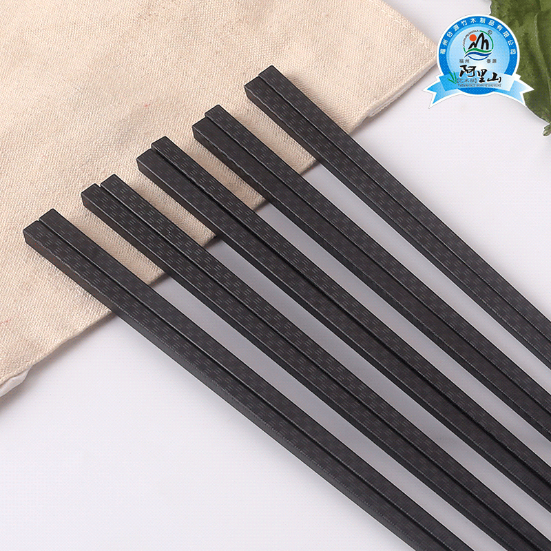 Taiyuan Hotel Household Light Plate Alloy Chopsticks Public Chopsticks Customized Tableware 10 Pairs Chopsticks Gift Box