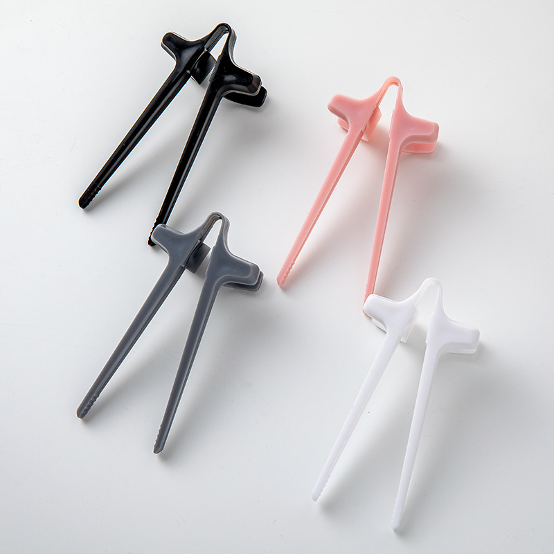 New Finger Chopsticks Lazy Auxiliary Chopsticks Clip Snack Not Dirty Hand Chopsticks Finger Stall Ring Play Game Artifact for a Lazy