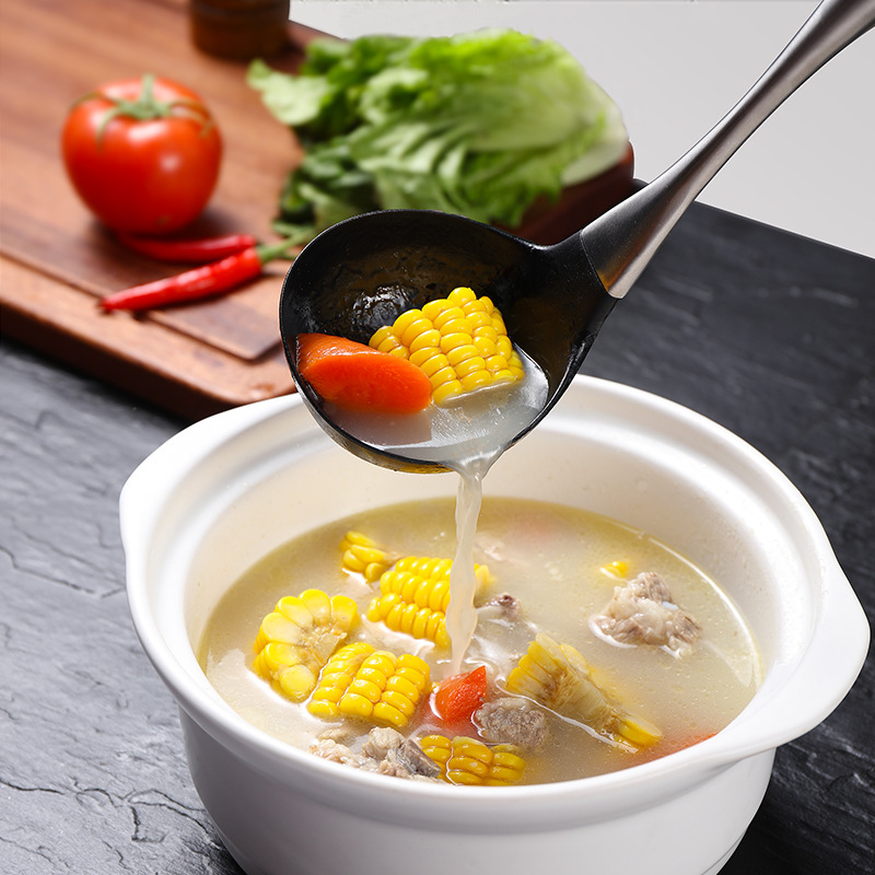 Kitchen Ware Spatula Stainless Steel Handle Slotted Turner Soup Ladle Cooking Spoon Spatula NonStick Kitchen Utensils