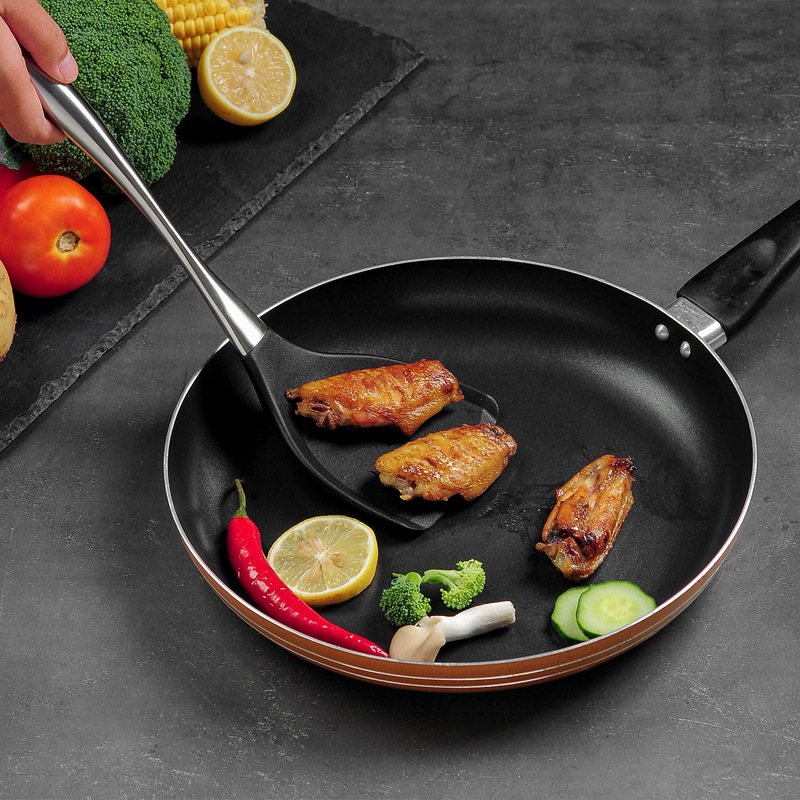 Kitchen Ware Spatula Stainless Steel Handle Slotted Turner Soup Ladle Cooking Spoon Spatula NonStick Kitchen Utensils