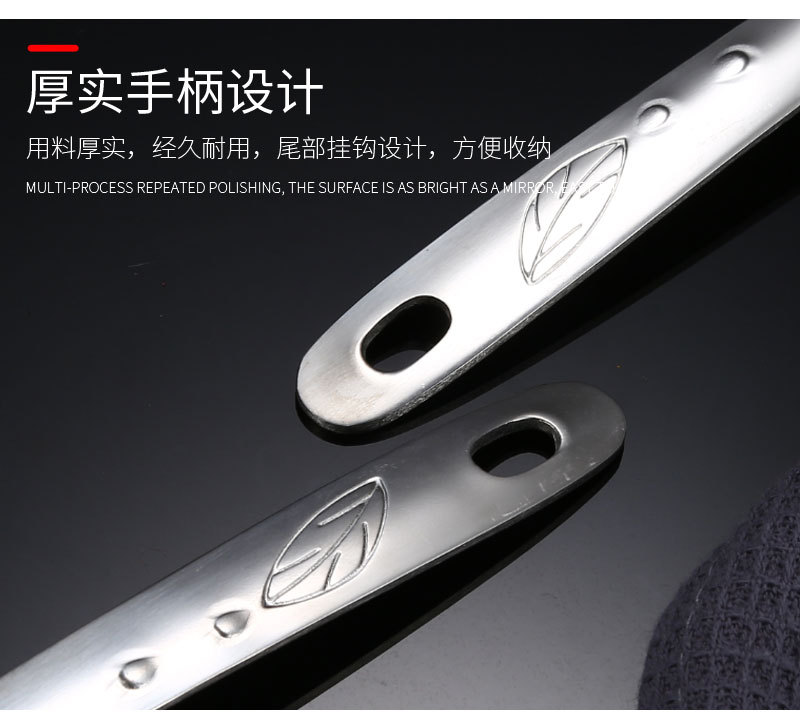 Factory Direct Sales Hot Pot Spoon Stainless Steel Soup Ladle Colander Household Soup Ladle Scoop up Dumplings Factory Direct Sales Hot Pot Spoon Stainless Steel Soup Ladle Colander Household Soup Ladle Scoop up Dumplings