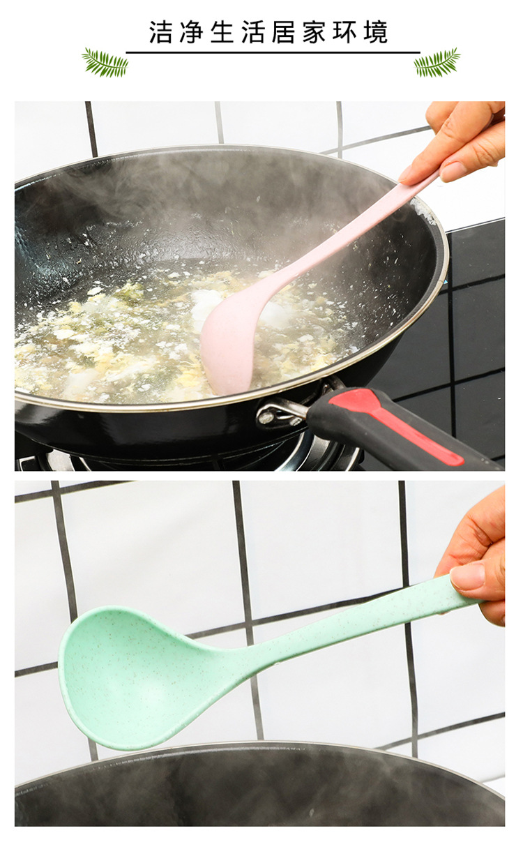 Wheat Straw Soup Spoon Home Ladle Porridge Spoon Kitchen Plastic Kitchenware Thickened Large Size Gruel Spoon Wheat Straw Soup Spoon Home Ladle Porridge Spoon Kitchen Plastic Kitchenware Thickened Large Size Gruel Spoon