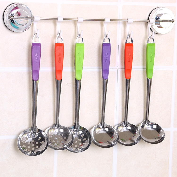 Stainless Steel Hot Pot Spoon Hot Pot Soup Ladle Colander Thickened Long Handle Spoon Soup Soup Spoon For Stirring