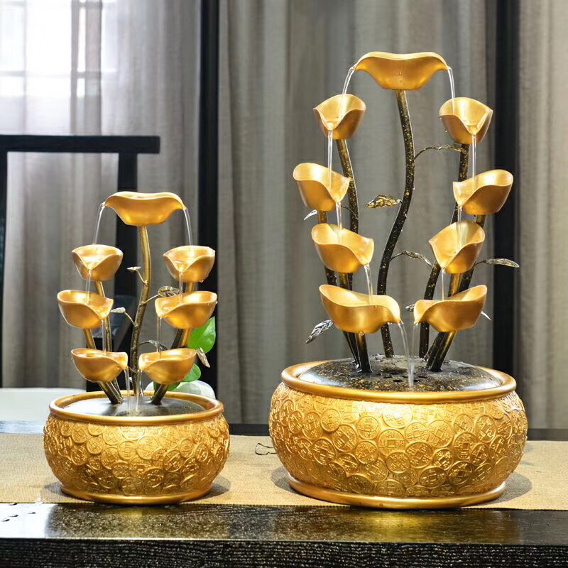 Money Tree Resin Fiberglass Ceramic Water Office Tea Room Club Water Fortune Table Decoration