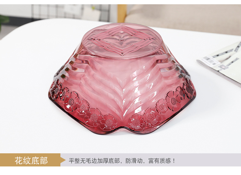 Transparent fruit tray living room tea table plastic candy tray office snack fruit floor stand