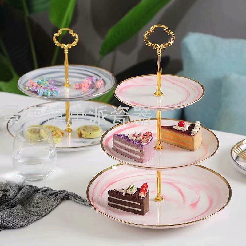 Ceramic Fruit Plate Cake Plate Nut Plate Candy Plate Household Multi-Layer Cake Plate Multi-Color Grid Dried Fruit Tray Ceramic Fruit Plate Cake Plate Nut Plate Candy Plate Household Multi-Layer Cake Plate Multi-Color Grid Dried Fruit Tray