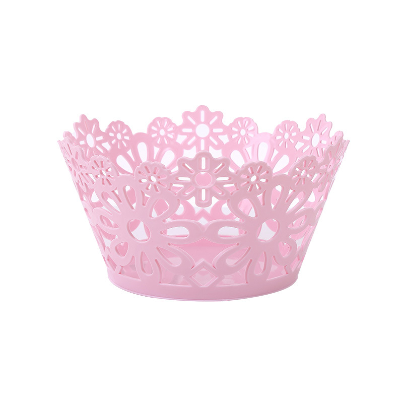 8815 plastic PP fruit basket waterproof storage basket fruit storage basket wholesale large carved fruit tray