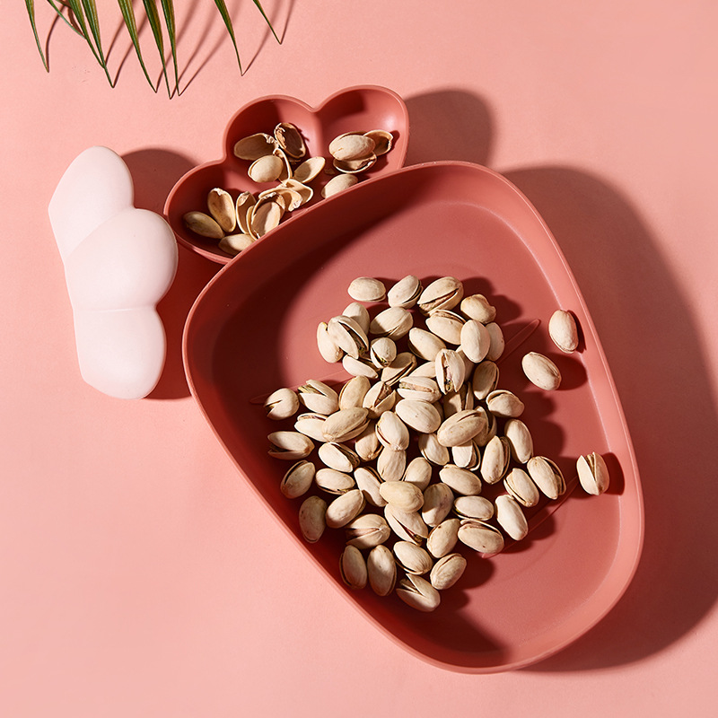 Cute Radish Plastic Tray Nordic Style Home Modern Living Room Fruit Tray Creative Snacks Dessert Cake Dried Fruit Tray