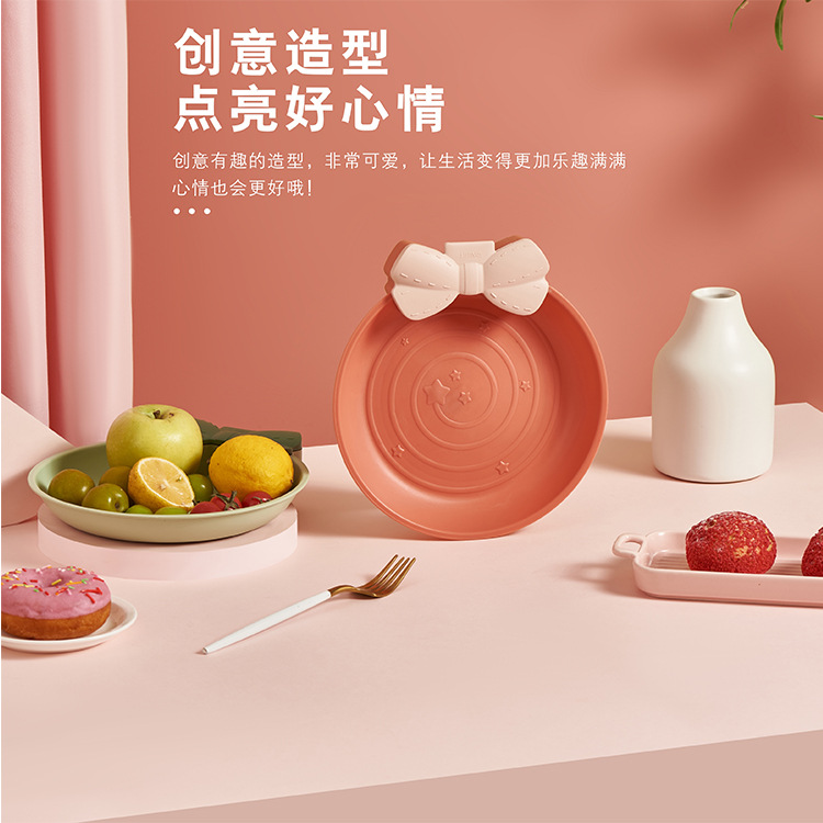 Ice Cream Plastic Tray Nordic Style Home Modern Living Room Fruit Tray Creative Snacks Dessert Cake Dried Fruit Tray