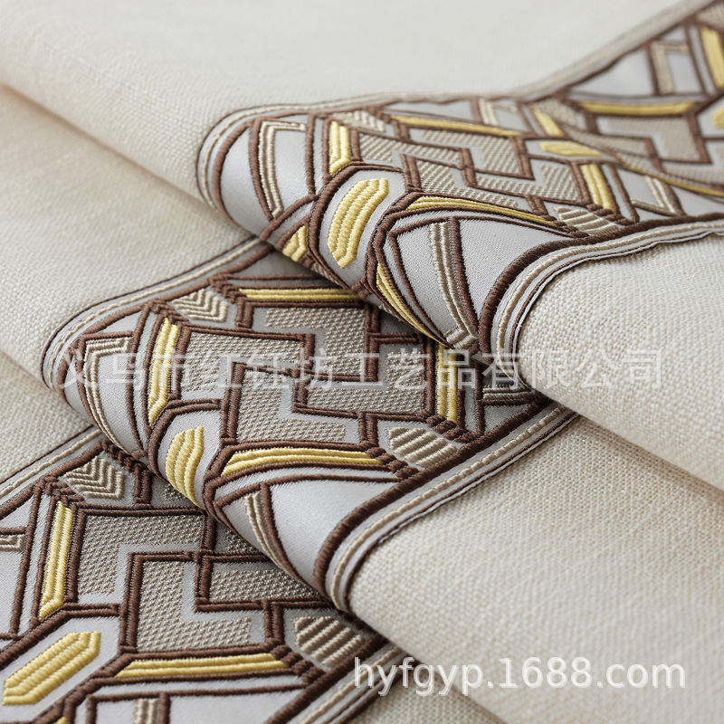 Modern contracted cotton and hemp table flag of American type Europe type new Chinese style table cloth art TV ark bed flag tea table flag cloth
