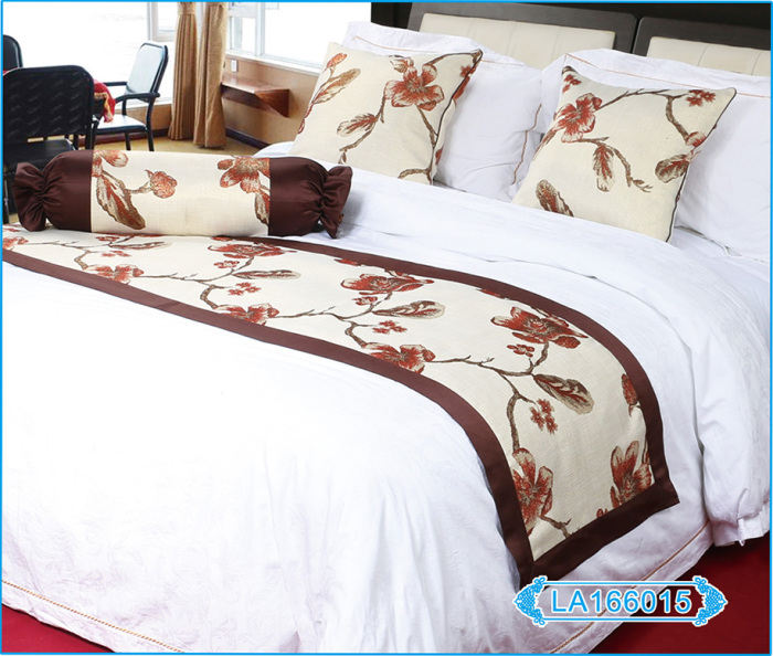 Luxury five-star hotel where the hotel supplies bed linen bed cover bed flag Luxury five-star hotel where the hotel supplies bed linen bed cover bed flag