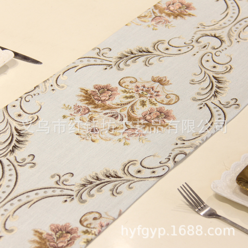 Modern contracted ou shi table flag tea table long decoration cloth bed flag bed tail towel custom wholesale