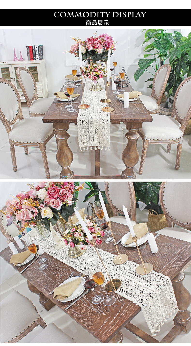 Classical Nordic Ins Lace Dining Table Table Runner Weave Vintage Korean Table Runner Tea Table Flag Fabrics Tablecloth Bed Runner Classical Nordic Ins Lace Dining Table Table Runner Weave Vintage Korean Table Runner Tea Table Flag Fabrics Tablecloth Bed Runner