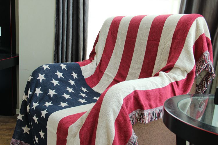 American Flag American Country Cotton Knitted Chenille Sofa Towel Full Covered Bed Cover Blanket Sofa Cushion Air Conditioning Blanket American Flag American Country Cotton Knitted Chenille Sofa Towel Full Covered Bed Cover Blanket Sofa Cushion Air Conditioning Blanket