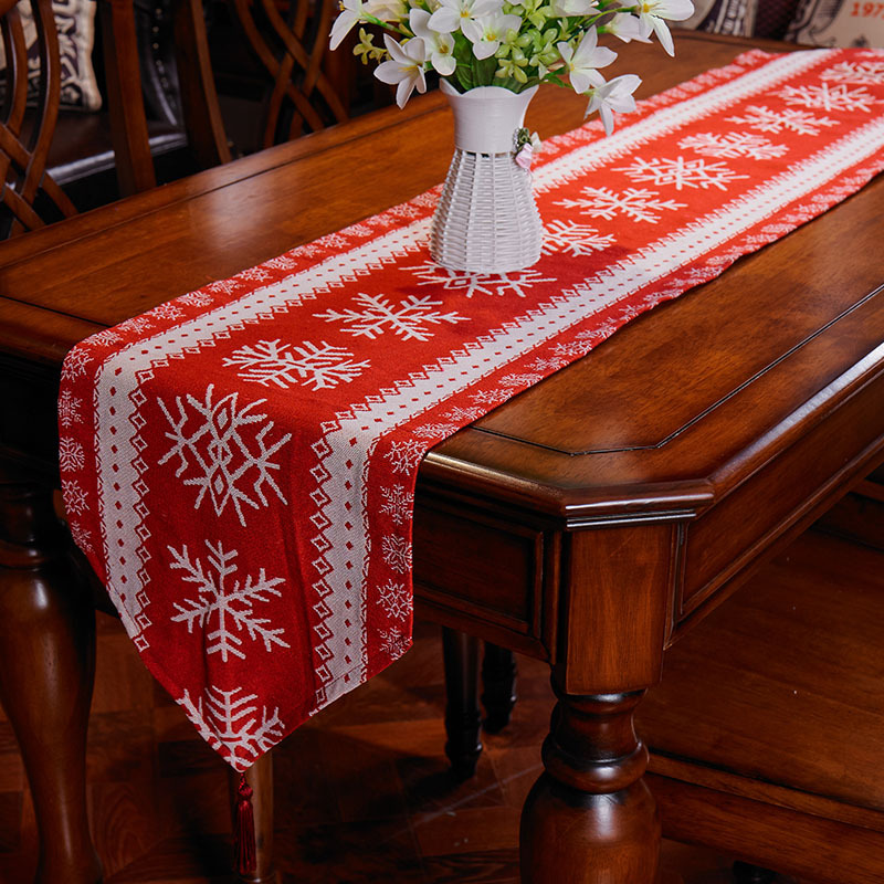 Foreign Trade Christmas Decoration Nordic Elk Table Cloth Table Runner Dining Mat Rectangular Table Towel Shoe Cabinet Flag Hotel Bed Runner Foreign Trade Christmas Decoration Nordic Elk Table Cloth Table Runner Dining Mat Rectangular Table Towel Shoe Cabinet Flag Hotel Bed Runner