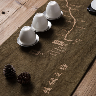 Chinese Bed & Breakfast Style Tie-Dyed Canvas Dry Pour Tea Mat Zen Old Fabric Insulation Dry Pour Tea Towel Tablecloth Tea Ceremony Tea Flag Chinese Bed & Breakfast Style Tie-Dyed Canvas Dry Pour Tea Mat Zen Old Fabric Insulation Dry Pour Tea Towel Tablecloth Tea Ceremony Tea Flag