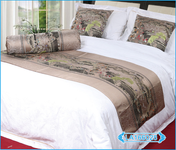 Luxury five-star hotel where the hotel supplies bed linen bed cover bed flag Luxury five-star hotel where the hotel supplies bed linen bed cover bed flag