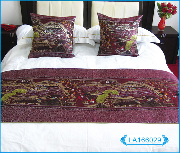 Luxury five-star hotel where the hotel supplies bed linen bed cover bed flag Luxury five-star hotel where the hotel supplies bed linen bed cover bed flag