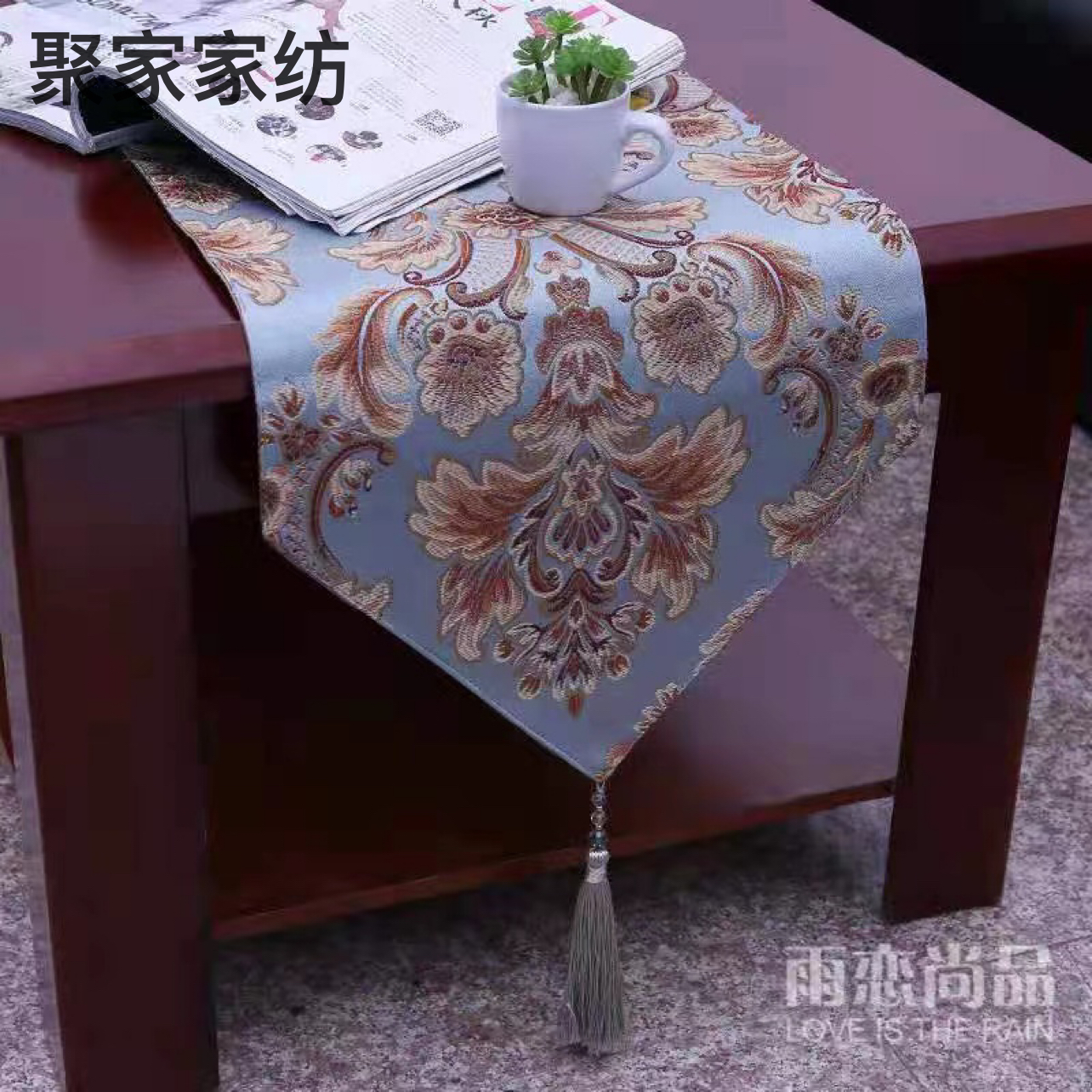 Table Runner Modern Simple European Nordic American Luxury TV Cabinet Shoe Cabinet Coffee Table Flag Bed Runner Bed Runner