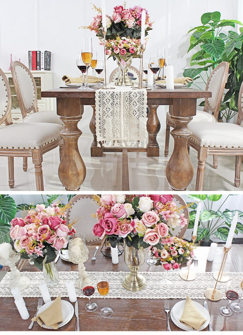 Classical Nordic Ins Lace Dining Table Table Runner Weave Vintage Korean Table Runner Tea Table Flag Fabrics Tablecloth Bed Runner Classical Nordic Ins Lace Dining Table Table Runner Weave Vintage Korean Table Runner Tea Table Flag Fabrics Tablecloth Bed Runner