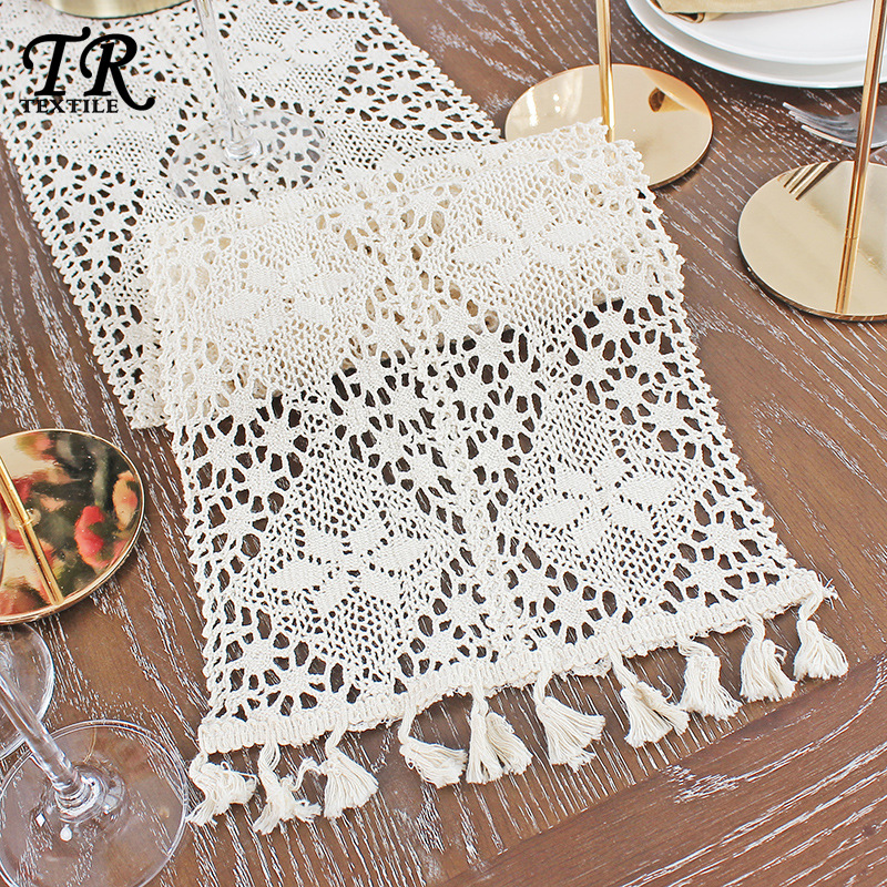 Classical Nordic Ins Lace Table Runner Woven Vintage Korean Table Runner Tea Table Flag Fabric Tablecloth Bed Runner Classical Nordic Ins Lace Table Runner Woven Vintage Korean Table Runner Tea Table Flag Fabric Tablecloth Bed Runner