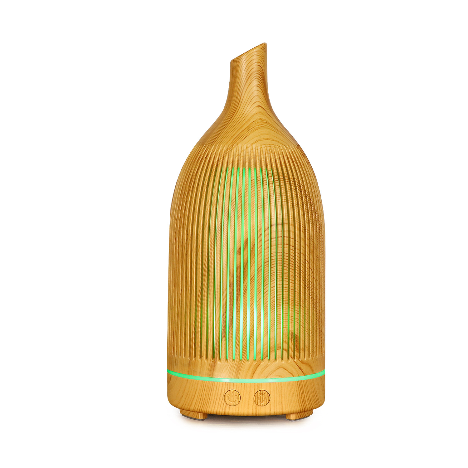 5V Colorful Fragrance Lamp Hollow Aroma Diffuser Ultrasonic Mini Desktop USB Humidifier Wine Bottle Wood Grain Aroma Diffuser