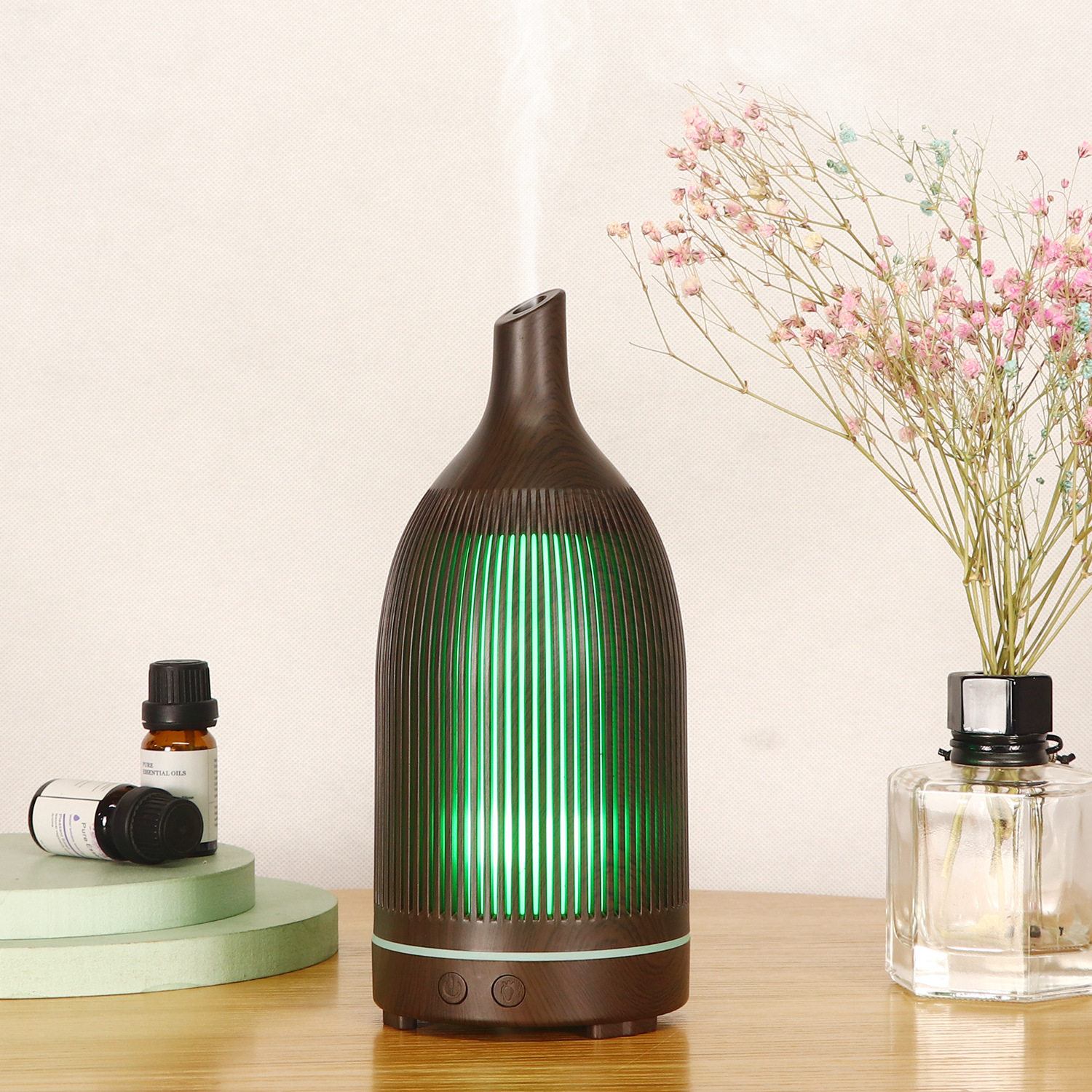 5V Colorful Fragrance Lamp Hollow Aroma Diffuser Ultrasonic Mini Desktop USB Humidifier Wine Bottle Wood Grain Aroma Diffuser 5V Colorful Fragrance Lamp Hollow Aroma Diffuser Ultrasonic Mini Desktop USB Humidifier Wine Bottle Wood Grain Aroma Diffuser