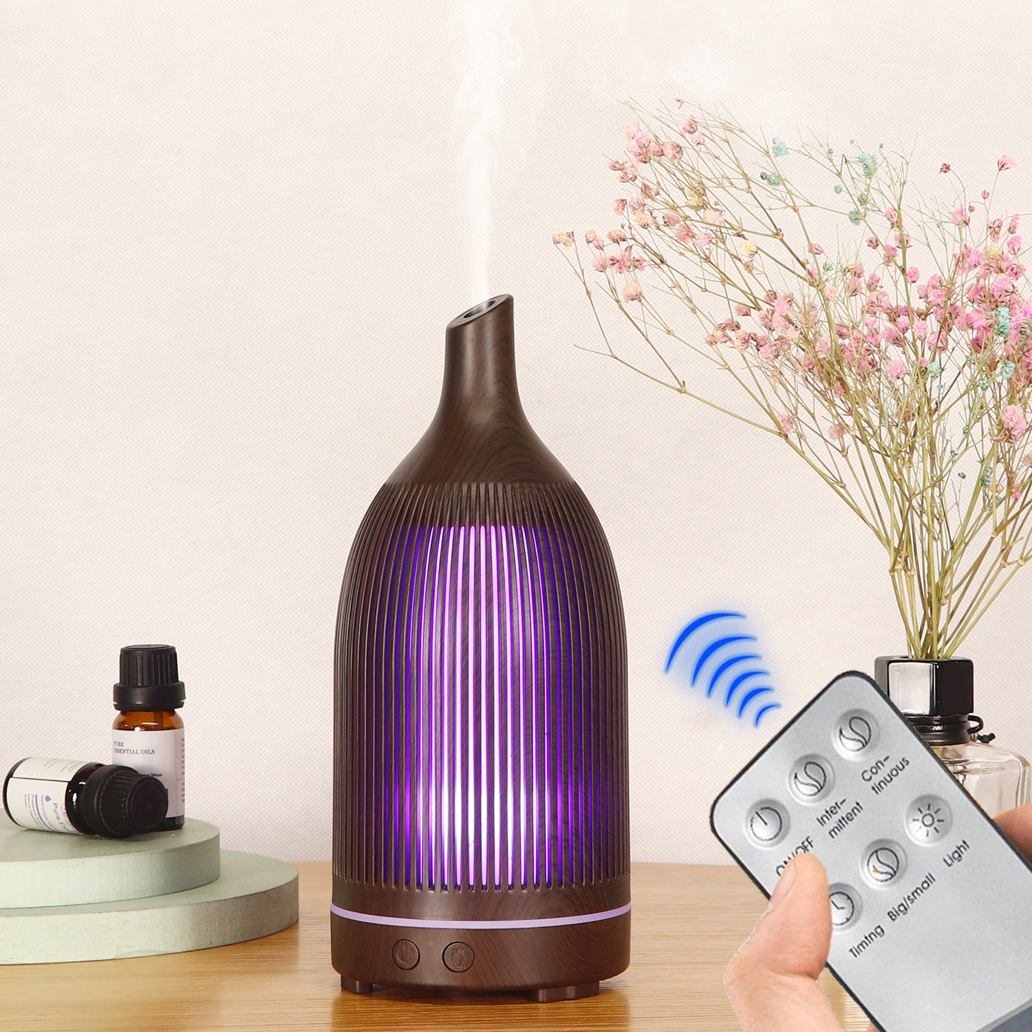 5V Colorful Fragrance Lamp Hollow Aroma Diffuser Ultrasonic Mini Desktop USB Humidifier Wine Bottle Wood Grain Aroma Diffuser 5V Colorful Fragrance Lamp Hollow Aroma Diffuser Ultrasonic Mini Desktop USB Humidifier Wine Bottle Wood Grain Aroma Diffuser