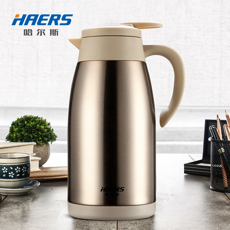 Hals Thermal Pot Household Heat Preservation Cup 304 Stainless Steel Water Cup Pot Large Capacity Thermos Bottle Thermo 2L