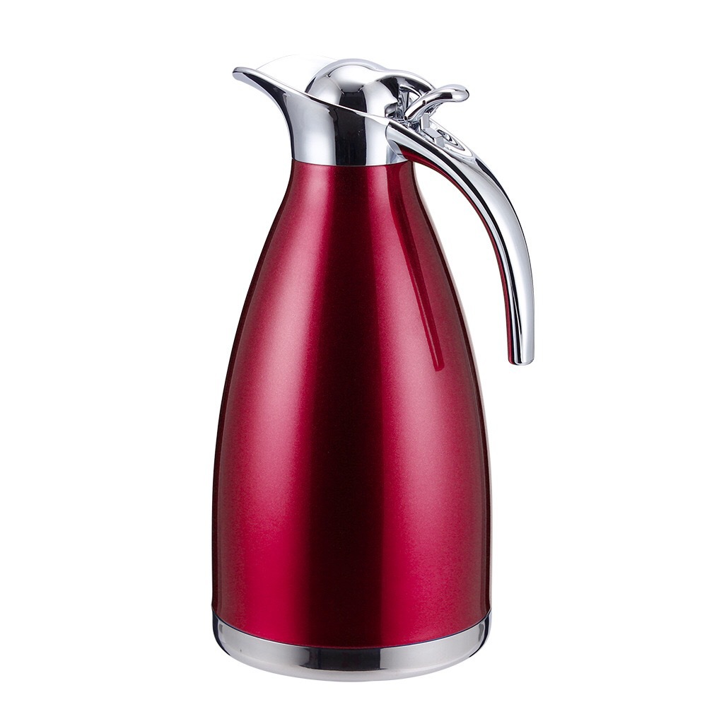 Stainless steel thermo-thermos vacuum two-layer coffeepot home hotel european-style cold and hot water bottle gift.