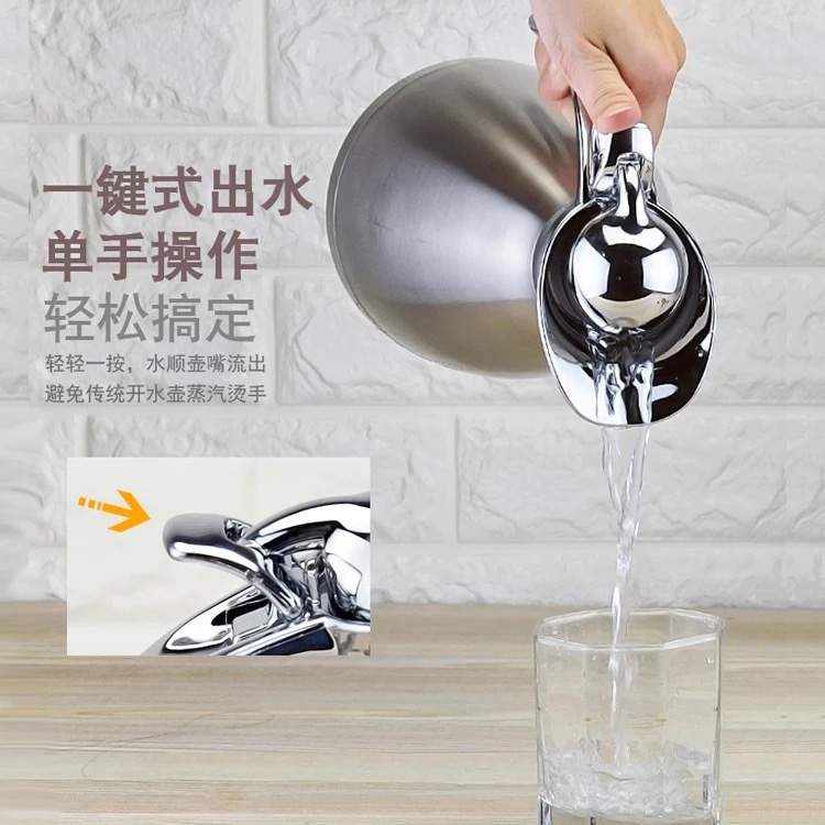 Stainless steel thermo-thermos vacuum two-layer coffeepot home hotel european-style cold and hot water bottle gift.