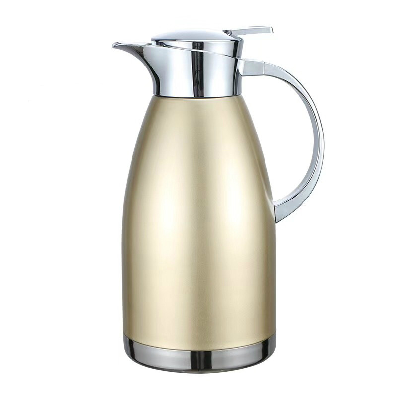 304 Stainless Steel Thermo Jug Large-Capacity Coffee Pot Household Hot Water Bottle Double-Layer Vacuum Pot Roman Pot 304 Stainless Steel Thermo Jug Large-Capacity Coffee Pot Household Hot Water Bottle Double-Layer Vacuum Pot Roman Pot