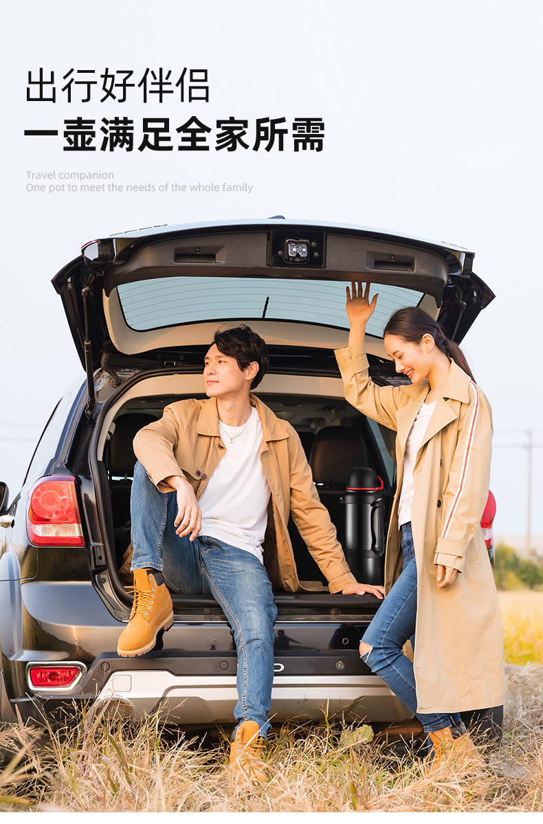 Marching Sports Kettle Outdoor Large Capacity Travel 4L Household Vacuum Cup Car Bottle Stainless Steel Thermo Jug Marching Sports Kettle Outdoor Large Capacity Travel 4L Household Vacuum Cup Car Bottle Stainless Steel Thermo Jug