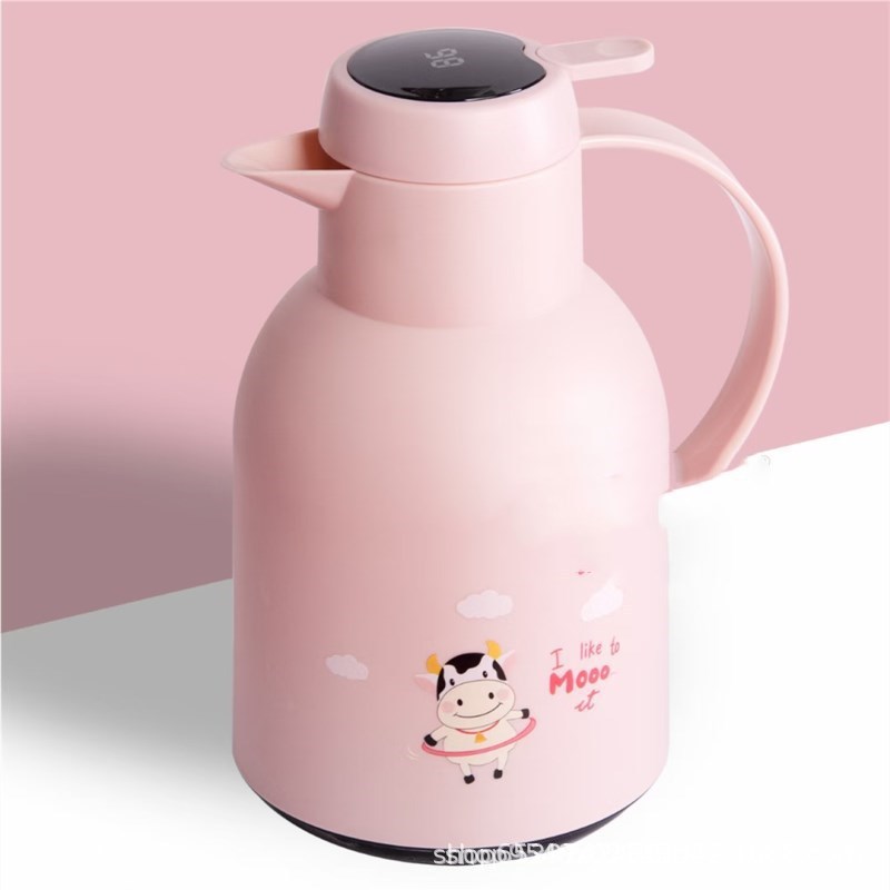 Smart Temperature Display Insulation Kettle Household Large Capacity Hot Water Bottle Student Dormitory Small Portable Thermo Thermos Bottle