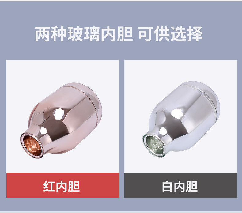 New Double-Layer Plastic Glass Liner Insulation Bottle Thermo Household Large Capacity Heat Preservation Bottle Thermal Insulation Kettle Wholesale