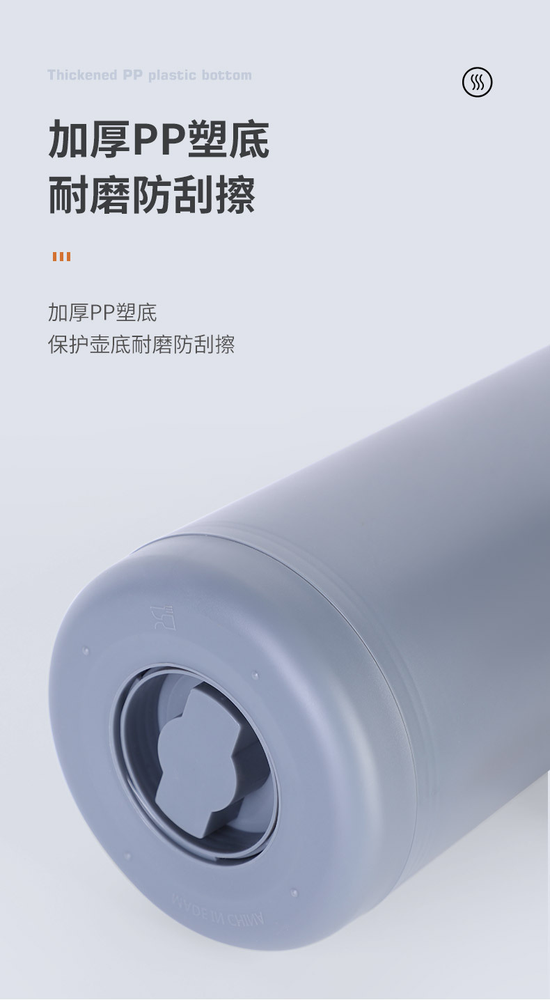 New Double-Layer Plastic Glass Liner Insulation Bottle Thermo Household Large Capacity Heat Preservation Bottle Thermal Insulation Kettle Wholesale
