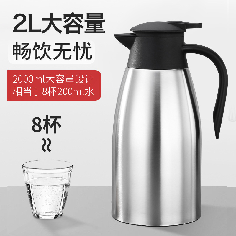 Maker DoubleLayer Vacuum Welcome Insulation Pot Thickened Thermos Bottle Household Thermo Heat and Cold Insulation
