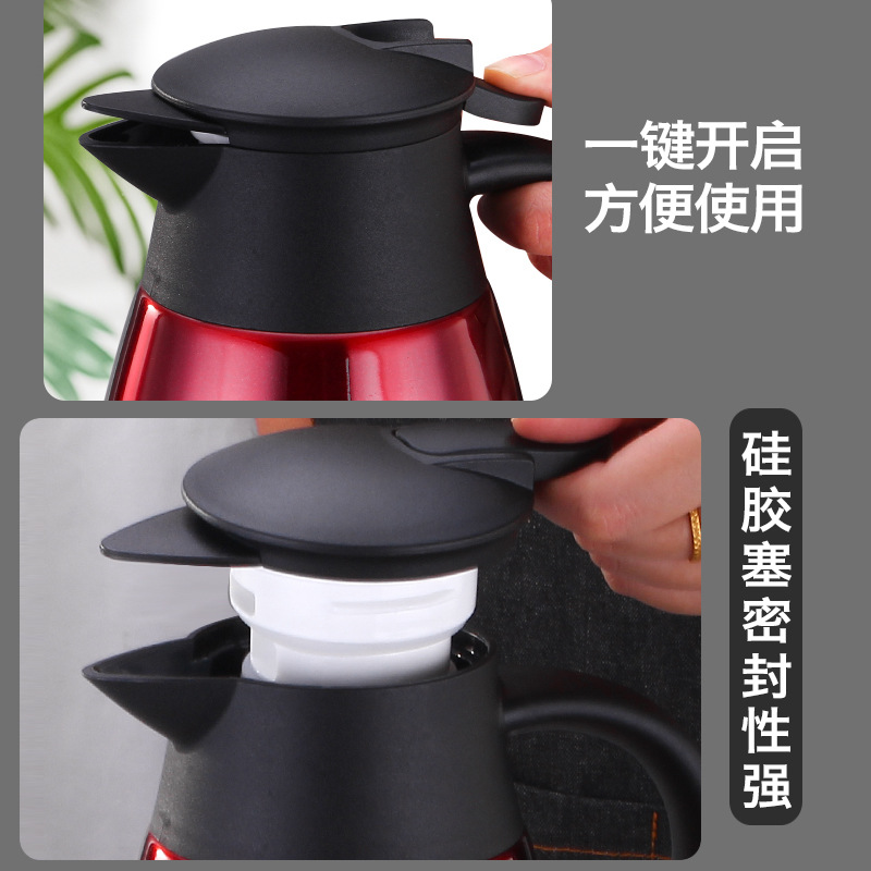 Maker DoubleLayer Vacuum Welcome Insulation Pot Thickened Thermos Bottle Household Thermo Heat and Cold Insulation