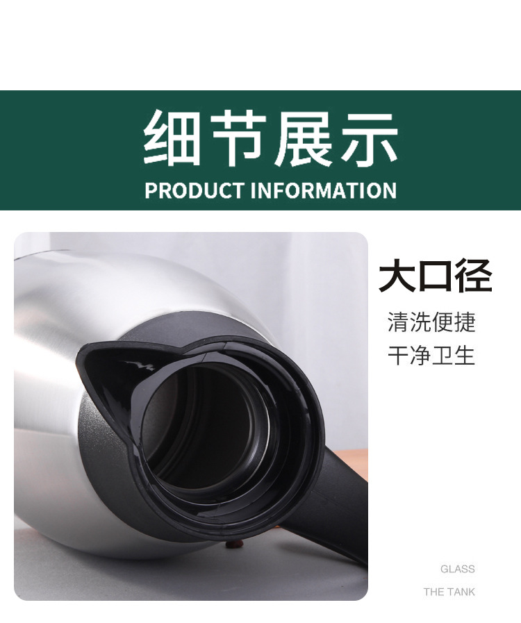 Maker DoubleLayer Vacuum Welcome Insulation Pot Thickened Thermos Bottle Household Thermo Heat and Cold Insulation
