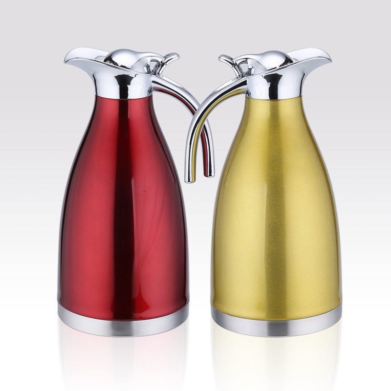 Sells 304 Stainless Steel Thermo Jug DoubleLayer Vacuum Kettle EuropeanStyle Household Coffee Pot Vacuum Bottle Gift