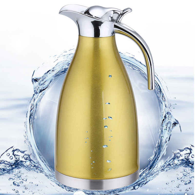Sells 304 Stainless Steel Thermo Jug DoubleLayer Vacuum Kettle EuropeanStyle Household Coffee Pot Vacuum Bottle Gift