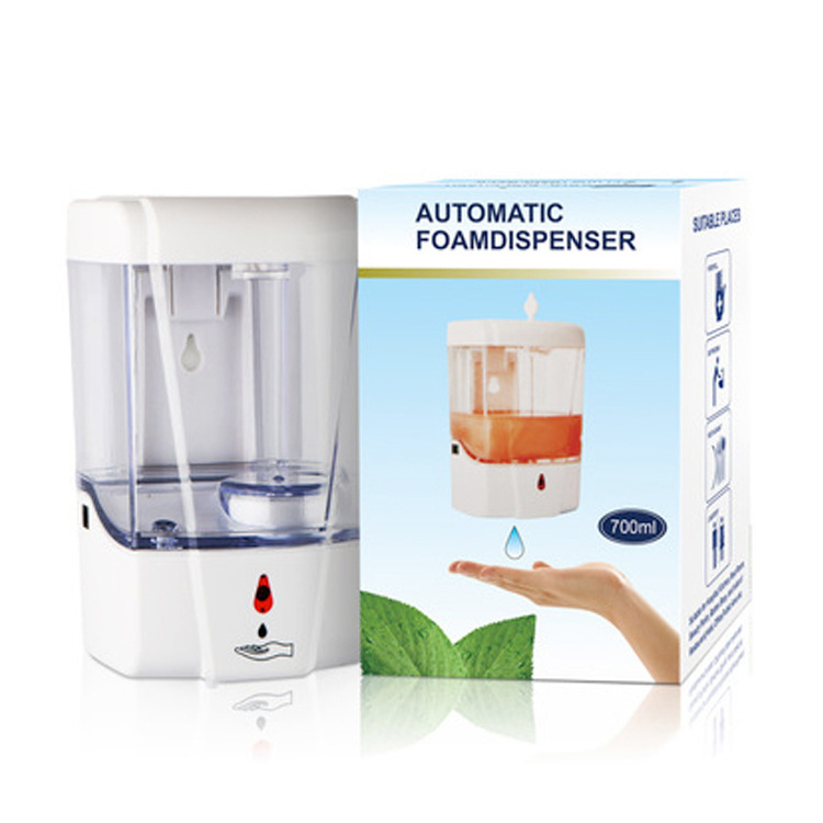 Spot Cross-Border Automatic Inductive Soap Dispenser Bathroom Hotel Bathroom Hand Sanitizer Wall-Mounted Motion Activated Liquid Soap Dispenser