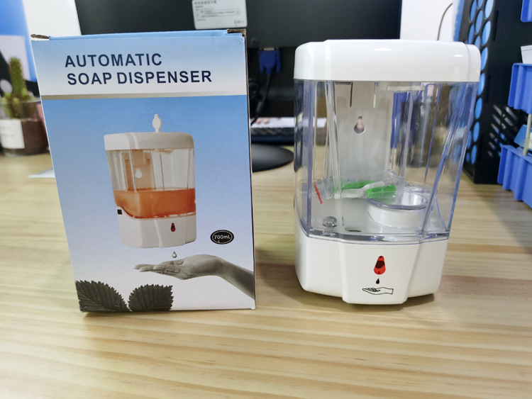 Spot Cross-Border Automatic Inductive Soap Dispenser Bathroom Hotel Bathroom Hand Sanitizer Wall-Mounted Motion Activated Liquid Soap Dispenser