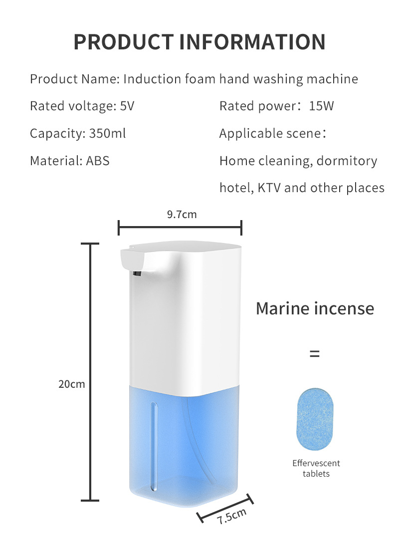 Intelligent Automatic Inductive Soap Dispenser Foam Mobile Phone Washing Household Hotel Antibacterial Children Student Hand Washing Machine Cross-Border Intelligent Automatic Inductive Soap Dispenser Foam Mobile Phone Washing Household Hotel Antibacterial Children Student Hand Washing Machine Cross-Border