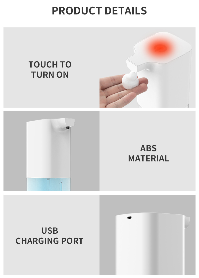 Intelligent Automatic Inductive Soap Dispenser Foam Mobile Phone Washing Household Hotel Antibacterial Children Student Hand Washing Machine Cross-Border Intelligent Automatic Inductive Soap Dispenser Foam Mobile Phone Washing Household Hotel Antibacterial Children Student Hand Washing Machine Cross-Border