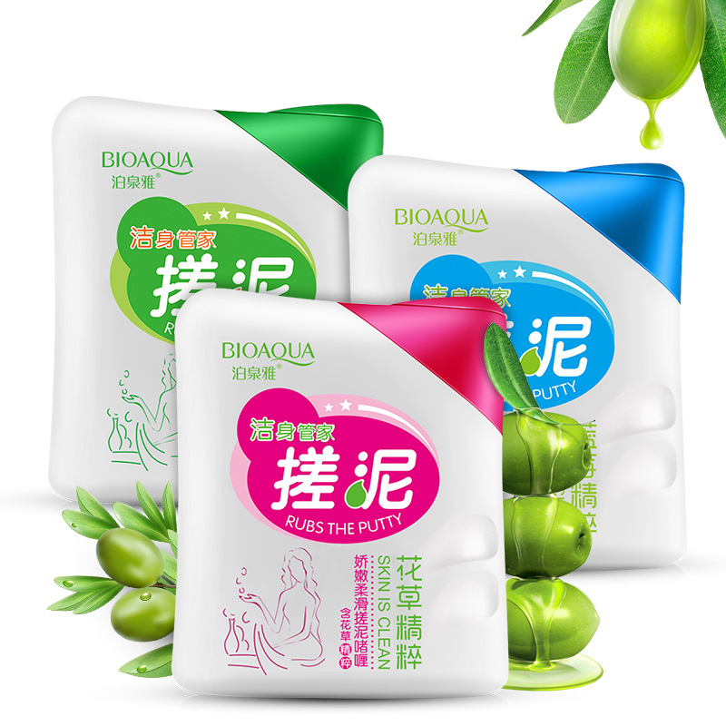 Bioaqua Plant Exfoliating Accessories Cleaning Exfoliating Exfoliating Rubbing Mud Body Wash Shower Gel Hydrating Bath Salts Wholesale