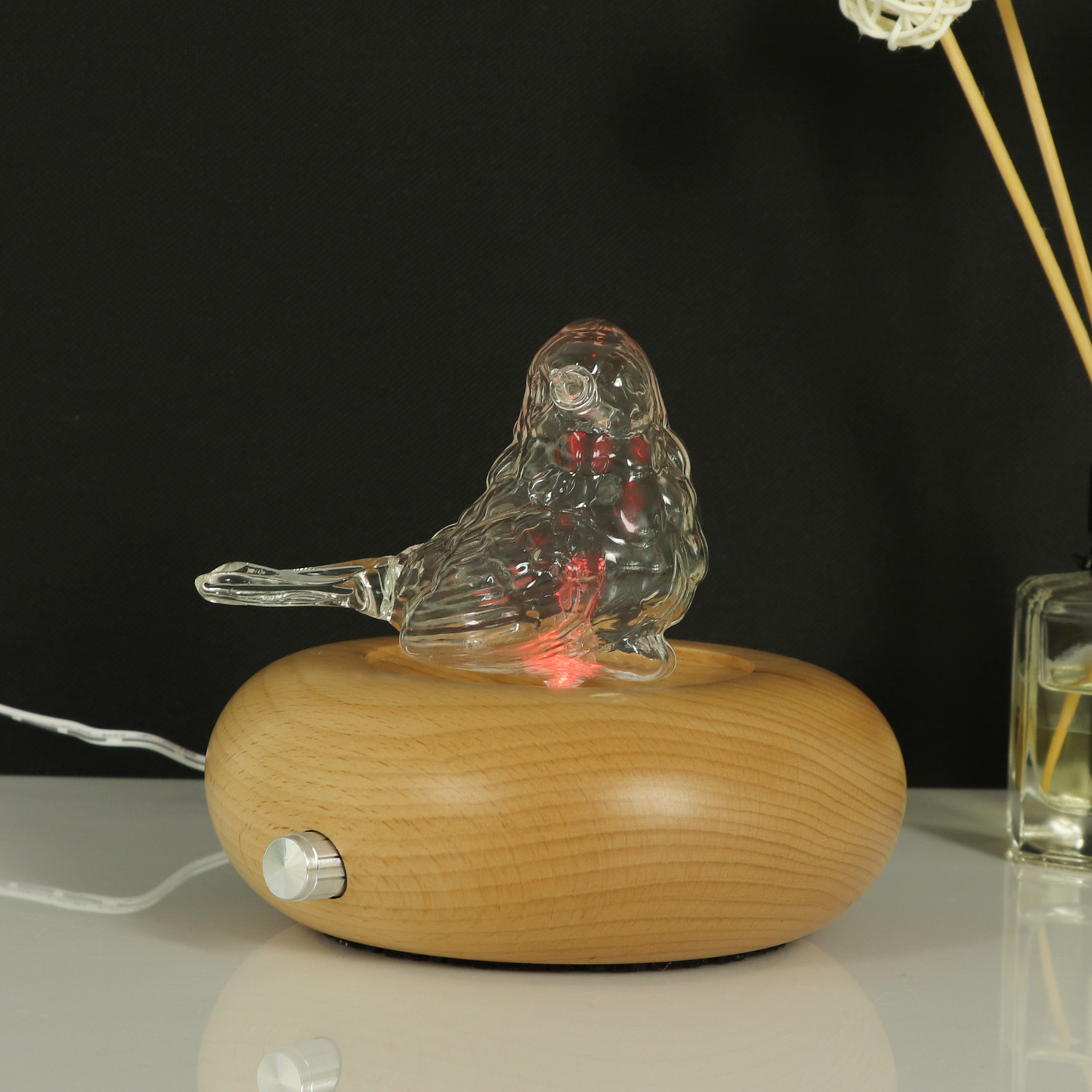 Wood Cold Spray Nebulizing Diffuser Wood Grain Glass Mini Aromatherapy Machine Automatic Aerosol Dispenser Fragrant Wood Cold Spray Nebulizing Diffuser Wood Grain Glass Mini Aromatherapy Machine Automatic Aerosol Dispenser Fragrant