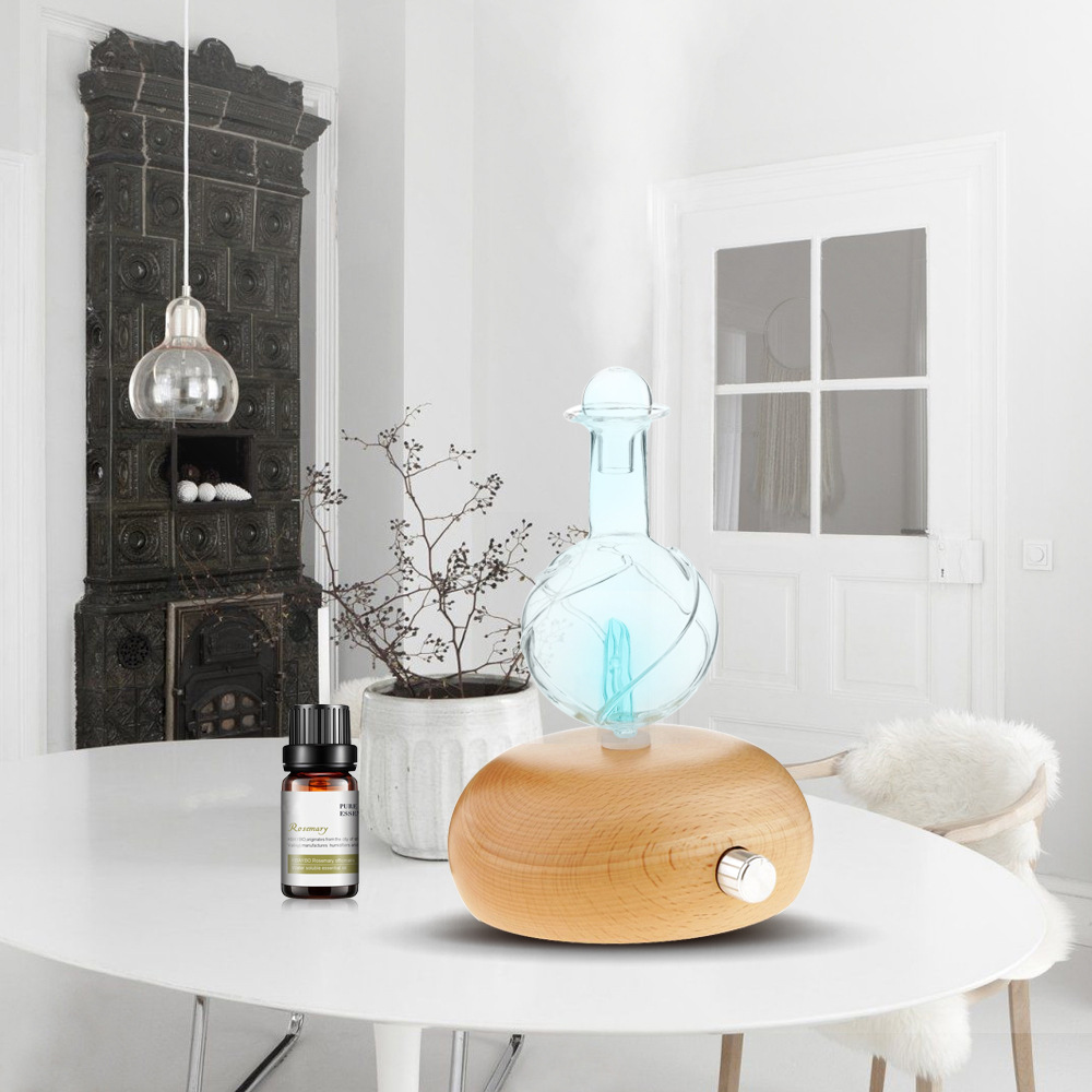 Wood Cold Spray Nebulizing Diffuser Wood Grain Glass Mini Aromatherapy Machine Automatic Aerosol Dispenser Fragrant Wood Cold Spray Nebulizing Diffuser Wood Grain Glass Mini Aromatherapy Machine Automatic Aerosol Dispenser Fragrant